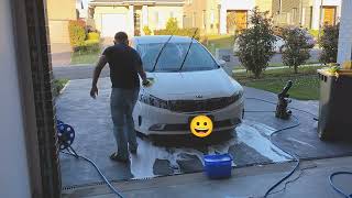 Ozito 1800W 2030PSI Pressure Washer  Meguiars Gold Class Car Wash [upl. by Daahsar]