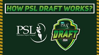 PSL Draft system explained  Guideline to all major Draft rules and regulations  PSL 2024 [upl. by Ravo450]