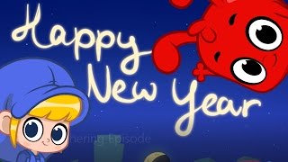 Happy New Year Cartoon For Kids  With Morphle [upl. by Nnaycart]