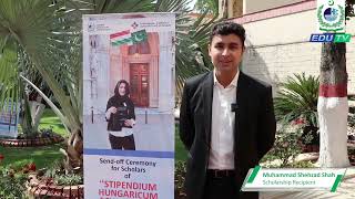 Stipendium Hungaricum Scholarship Program Scholarship Recipient M Shehzad Shah [upl. by Elsa]