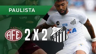 FERROVIÁRIA 2 X 2 SANTOS  1002  PAULISTA 2018 [upl. by Eluk]