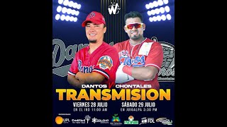 🔴Pomares2023 CHONTALES VS DANTOS JUEGO 4 ⚾️ [upl. by Cotter]