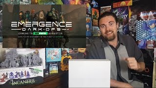 Emergence Dark Ops  Kickstarter  Board Game Review [upl. by Ateuqirne]