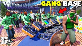 Franklin Upgrade His House To New GANG BASE In GTA 5  SHINCHAN and CHOP [upl. by Shani315]