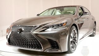 2018 Lexus LS 500  2017 Detroit Auto Show [upl. by Ciaphus972]