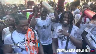 Jacmel carnaval 2024 Bann apye mete anpil anbyen moun soti toupatou nan sidès in danse kanaval [upl. by Otreblasiul589]