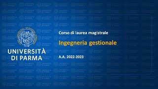 CdL Magistrale in Ingegneria gestionale [upl. by Gentry666]