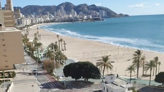 BENIDORM LIVE WEBCAM PLAYA PONIENTE 18TH JANUARY🔆 [upl. by Vinay65]