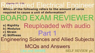 REE Board Exam Reviewer ESAS Part 1 Reupload  50  Items  Objective type Questions and Answers [upl. by Brittnee]