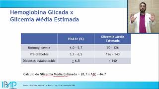 Glicemia Média Estimada GME e Hemoglobina Glicada HbA1C como calcular Diagnóstico do Diabetes [upl. by Julee]