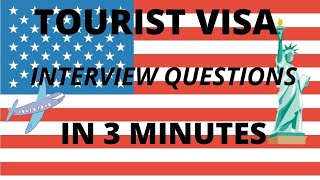 Top Questions you will be asked at your US Visa Interview [upl. by Crowe567]