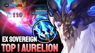 WILD RIFT AURELION SOL  TOP 1 AURELION SOL GAMEPLAY  EX SOVEREIGN RANKED [upl. by Tarrant]