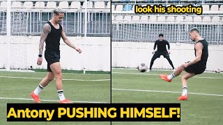 Antony still training hard alone in Brazil during international break  Man Utd News [upl. by Hubsher968]