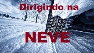 Como é dirigir na neve [upl. by Aes71]