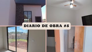 Diário de obra 5 terminamos a 5° etapa de obra [upl. by Llemej]