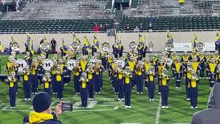 The University of Michigan Marching Band plays their fight song quotThe Victorsquot [upl. by Weismann]