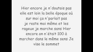 NABILA  Hier encore Paroles [upl. by Gayelord]