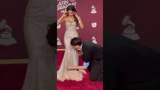 Emilia en la red carpet de los Latin Grammys 2024 emilia emiliamernes latingrammy2024 [upl. by Christalle]