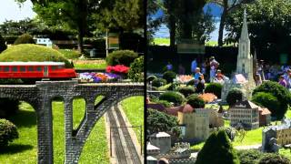 Swissminiatur Lugano Melide  Parco tematico  Svizzera in miniatura [upl. by Medwin]