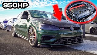 950HP VW Golf R quotMTRSquot  Fully Built RS3 SWAP 5cylinder turbo [upl. by Alidis759]