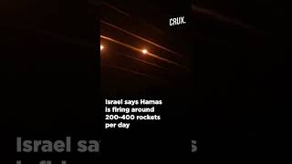 Watch  Israels Iron Dome Intercepts Rockets From Gaza [upl. by Ri458]