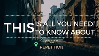 SPACED REPETITION  WHAT WHY AND HOW  Doctor M [upl. by Oiceladni]