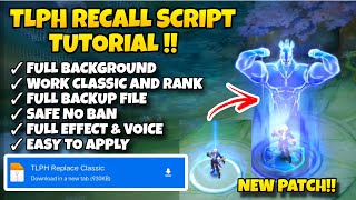 Download TLPH Recall Script in 3 Minutes and BOOST Your MLBB Win Rate [upl. by Crystie]