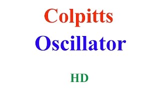 colpitts oscillator working [upl. by Alywt]