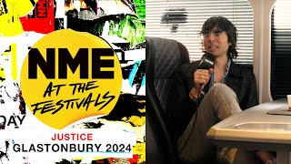 Justice on ignoring the reaction to Hyperdrama and the power of playing live  Glastonbury 2024 [upl. by Ardath]