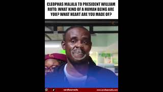 Cleophas Malala to President Ruto What kind of human being are you What are you made of fyp [upl. by Oona]