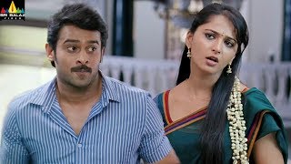 Anushka and Prabhas Scenes Back to Back  Mirchi  Latest Telugu Movie Scenes  Sri Balaji Video [upl. by Aes486]