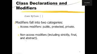 Java Access Modifiers Method OverloadingOverriding [upl. by Dever261]