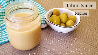 Tahini Sauce  Shawarma Sauce  Best for Salad dressing Tahini paste [upl. by Marlette]