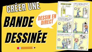 CRÉER UNE BANDE DESSINÉE Comment faire une BD   ✏️ [upl. by Chaworth]