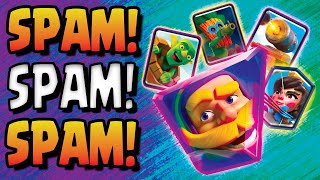 This SPAM Deck Can Not be STOPPED — Clash Royale Best Deck [upl. by Nilok590]