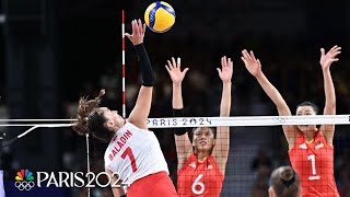 Turkiye womens volleyball punches ticket to first Olympic semifinal  Paris Olympics  NBC Sports [upl. by Trinity877]