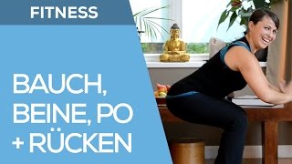 Bauch Beine Rücken Po  Complete Body  Fitness für Anfänger  Fit mit Anna  HD [upl. by Allsopp]