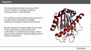 Understanding Hydrogen Deuterium Exchange HDX LCMS Workflow for Biopharmaceuticals [upl. by Darra]