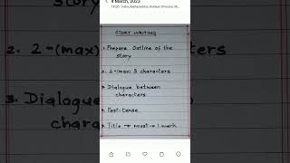 Story Writing  English Writing Skills  State Board English Class 910 [upl. by Tippets]