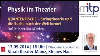 PHYSIK IM THEATER Quantenfische – Stringtheorie und die Suche nach der Weltformel 13092014 [upl. by Pettifer767]