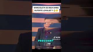 Marcoleta loyal nga ba kay President Duterte 👊👊👊💚💚💚 [upl. by Oneil]