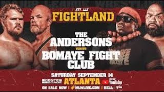 WWE 2K24 MLW Fightland 2024 Andersons Vs Bomaye Fight Club [upl. by Culbert]