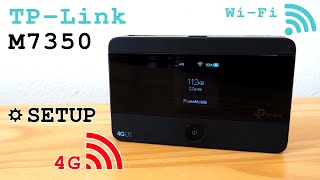 TPLink M7350 mobile 4G router WiFi • Unboxing installation configuration and test [upl. by Hecklau]