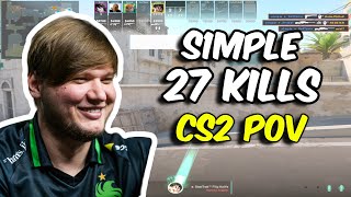 s1mple 2712 wdupreehampSnappi vs FACEIT Ranked Dust2 Nov 06 2024  CS2 POV [upl. by Lerim]