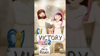 VICTORY JESUS IS ALIVE · EASTER FOR KIDS · BIBLE FOR CHILDREN KIDS ANIMATED CARTOON BIBLE shorts [upl. by Darnell660]