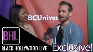 Gabriel Macht from USAs quotSuitsquot  NBC Winter Press Tour  Black Hollywood Live Interview [upl. by Spieler]