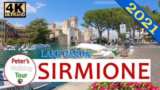 Sirmione Italy 4k ❤️NEW Walking Tour ❤️ 2021 Lake Garda [upl. by Ahseen864]