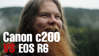 Canon c200 vs R6  Footage Comparison [upl. by Querida279]