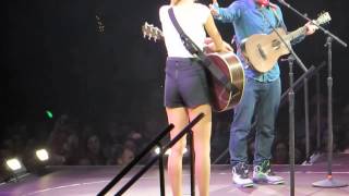 Everything Has Changed  Taylor Swift amp Ed Sheeran  Bridgestone Arena Nashville  21092013 [upl. by Vivia]