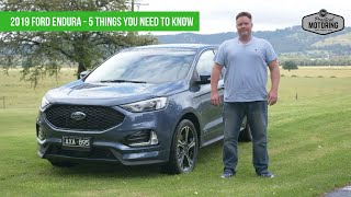 2019 Ford Endura  5 Things You Need to Know [upl. by Llemhar]